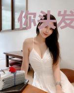 你头发湿了
